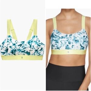 Thirdlove Kinetic Adjustable High Impact Sports Bra Splash Print Size 36C